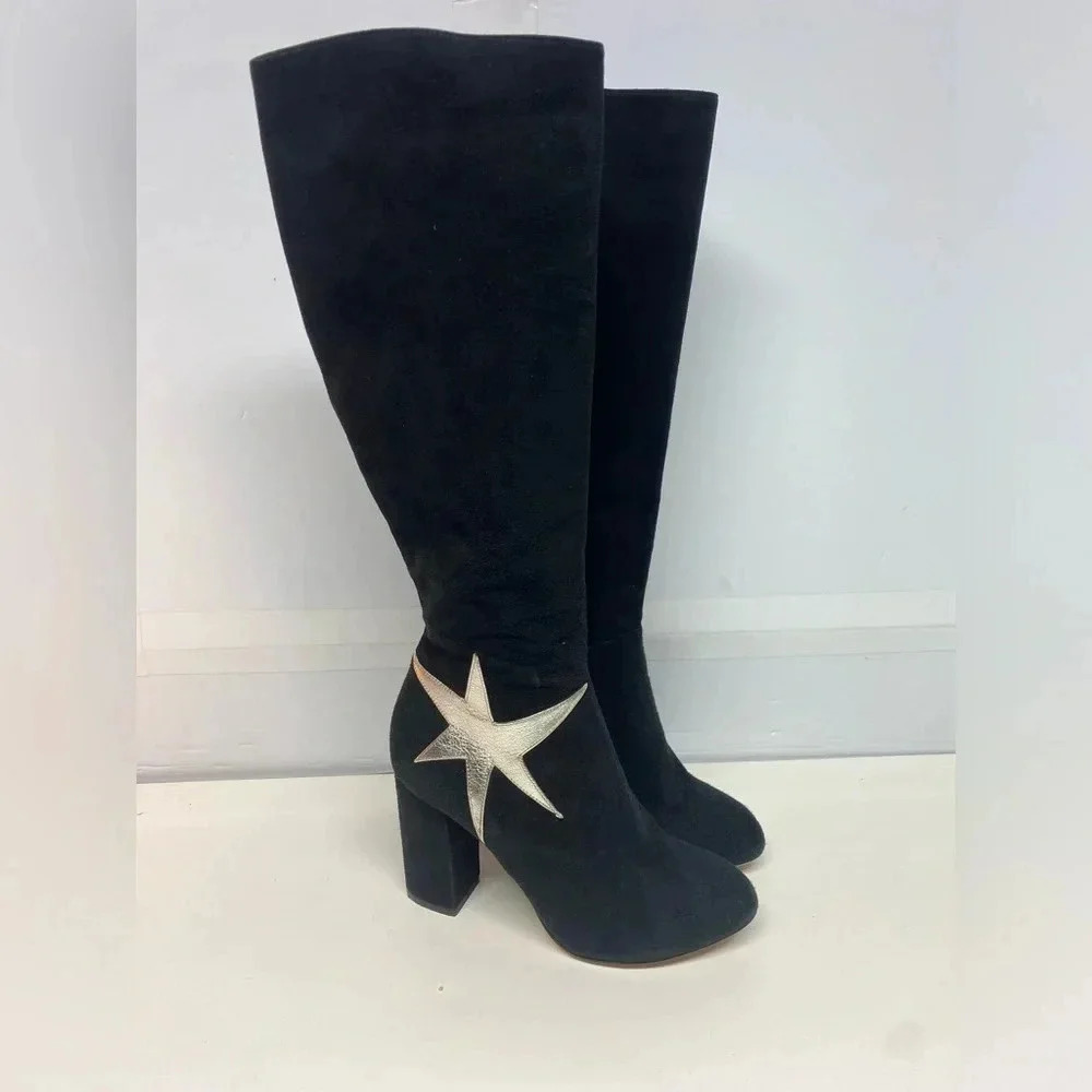 Charlotte Olympia Barbara Star Knee High Boots